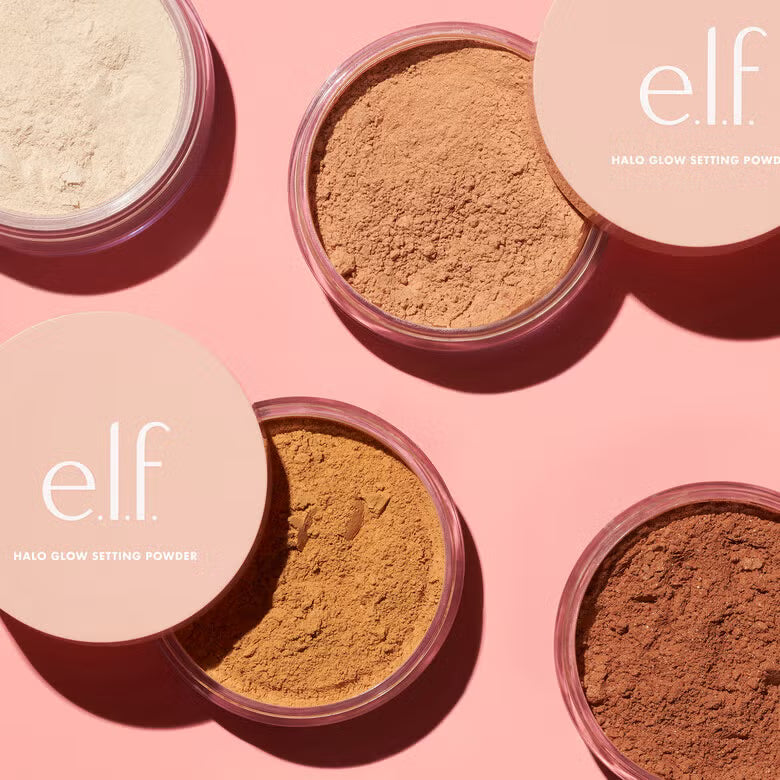 Halo Glow Setting Powder tono Light pink
