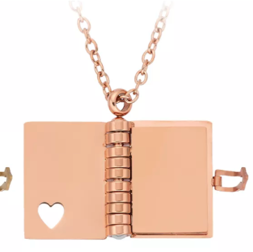 Collar libro Grabado laser