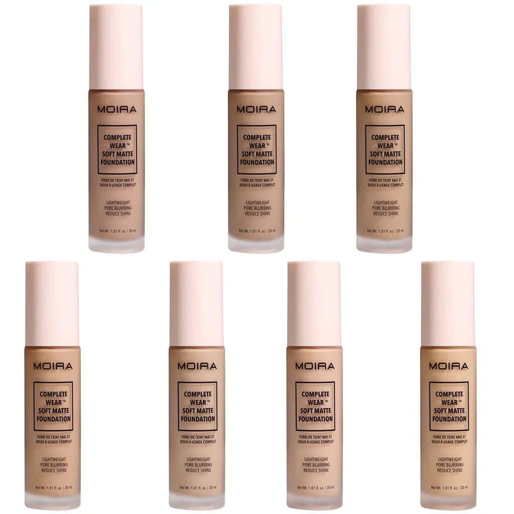 MOIRA BEAUTY COMPLETE WEAR SOFT MATTE FOUNDATION