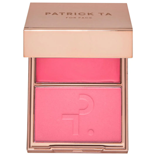 PATRICK TA  Major Headlines Double-Take Crème & Powder Blush Duo