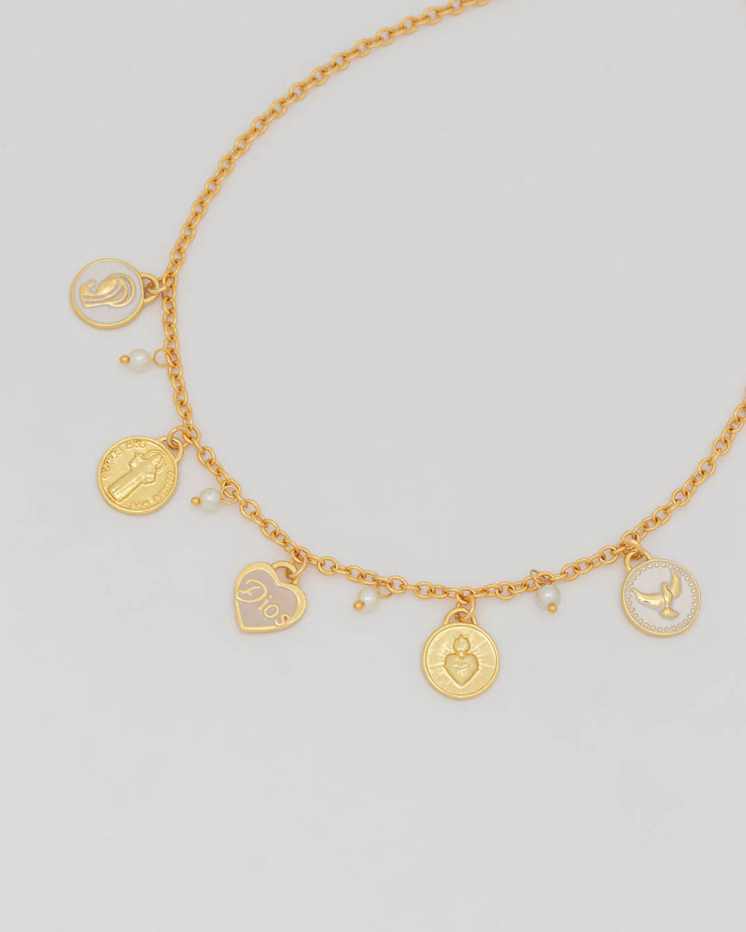 Collar Multicharms Religioso + Empaque Especial