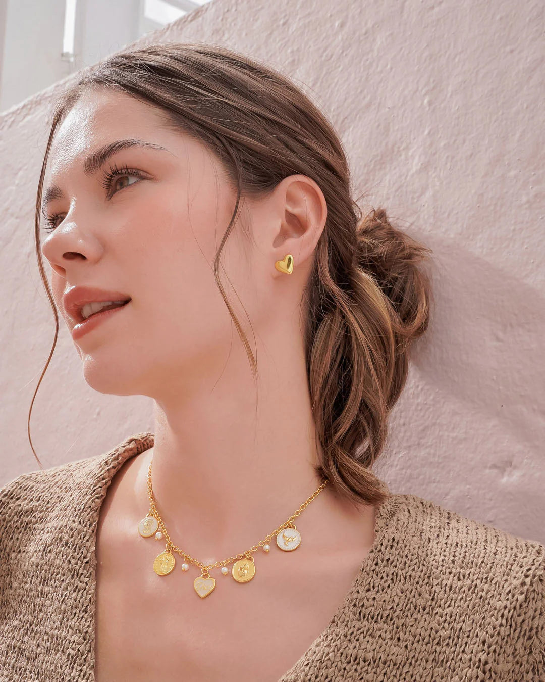 Collar Multicharms Religioso + Empaque Especial