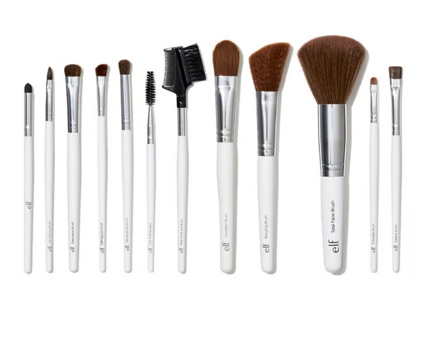 Professional Set of 12 Makeup Brushes