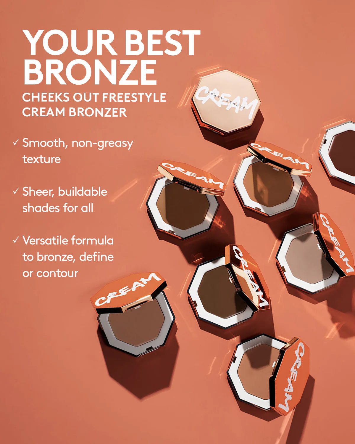 CHEEKS OUT FREESTYLE CREAM BRONZER BUTTA BISCUIT