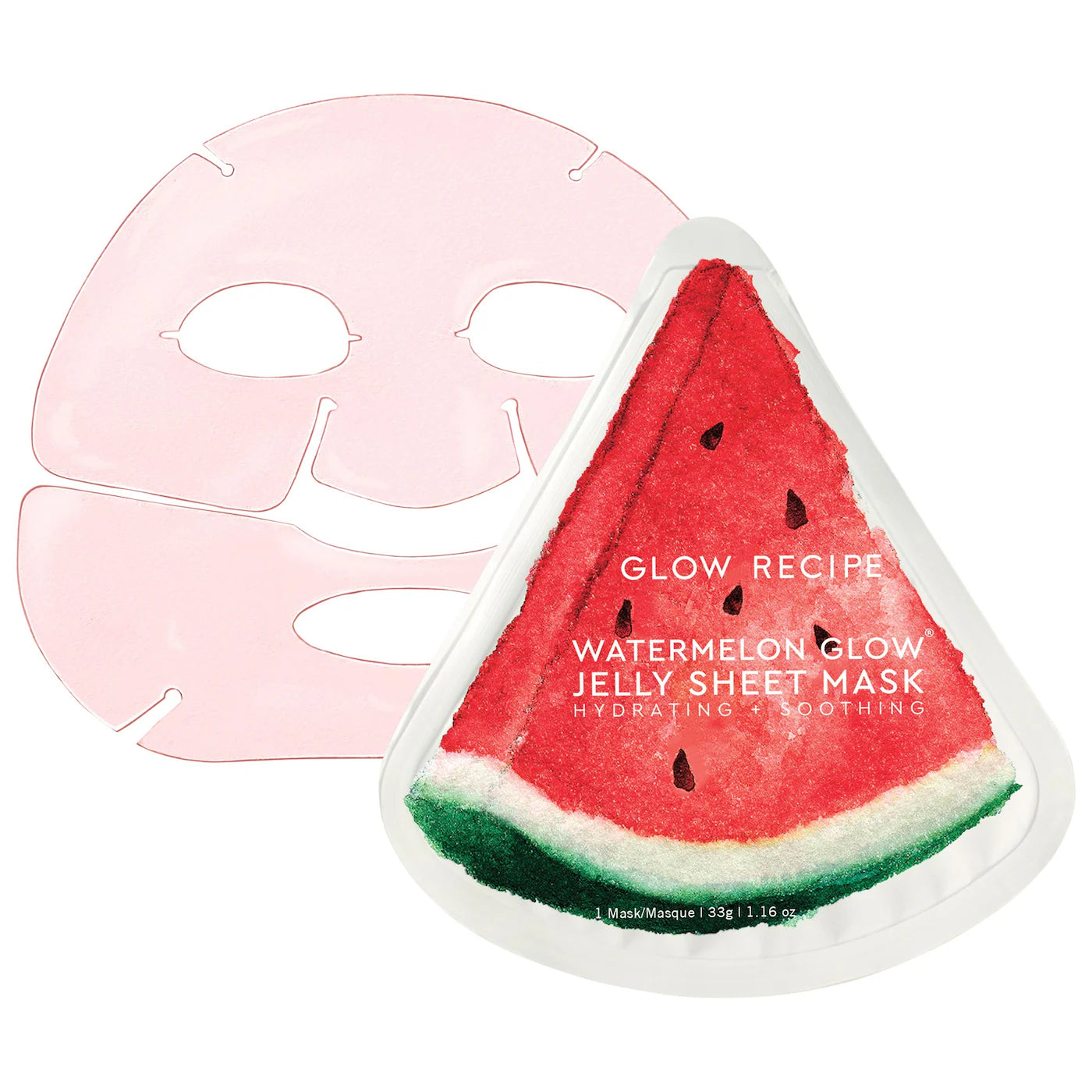 Glow Recipe  Watermelon Glow Hydrating & Soothing Jelly Sheet Mask