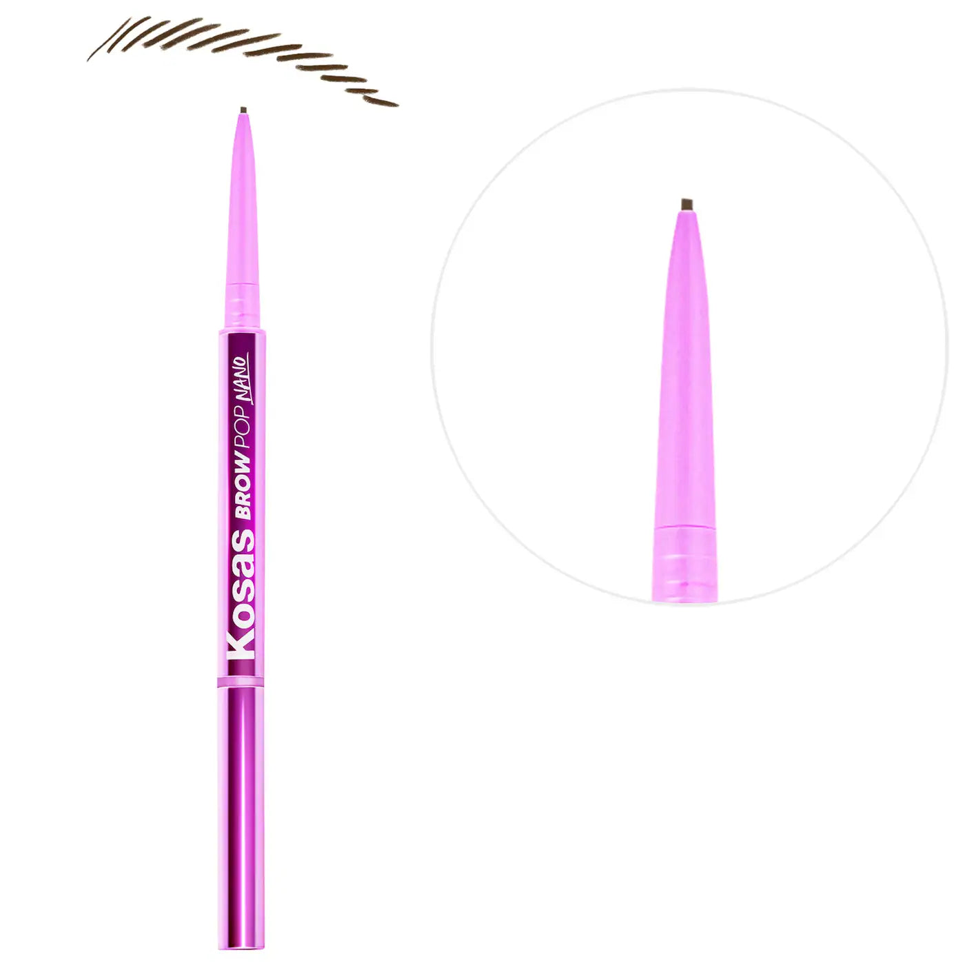 Kosas  Brow Pop Nano Ultra-Fine Detailing + Feathering Eyebrow Pencil