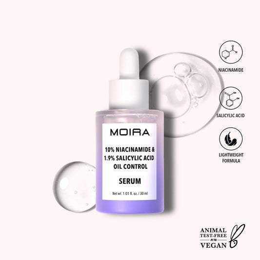 MOIRA BEAUTY 10% NIACINAMIDE & 1.9% SALICYLIC ACID OIL CONTROL