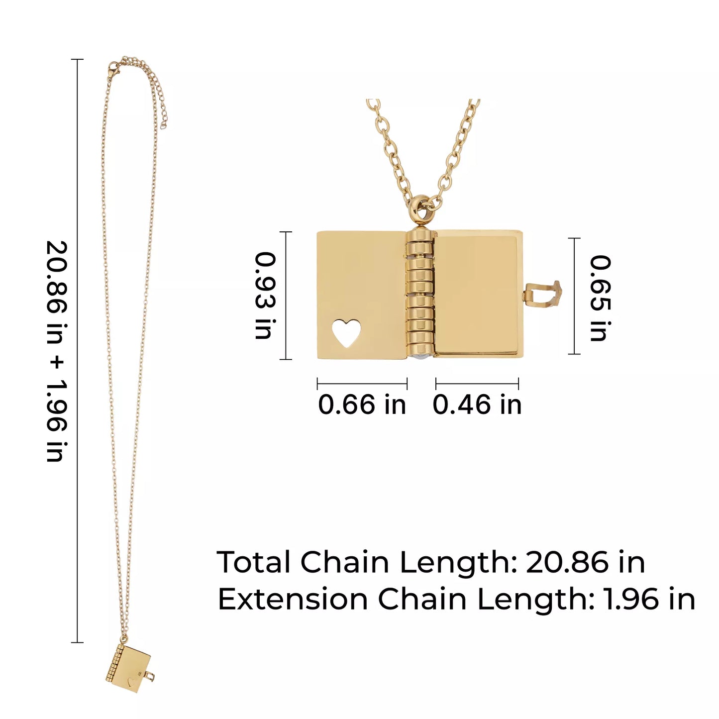 Collar libro Grabado laser